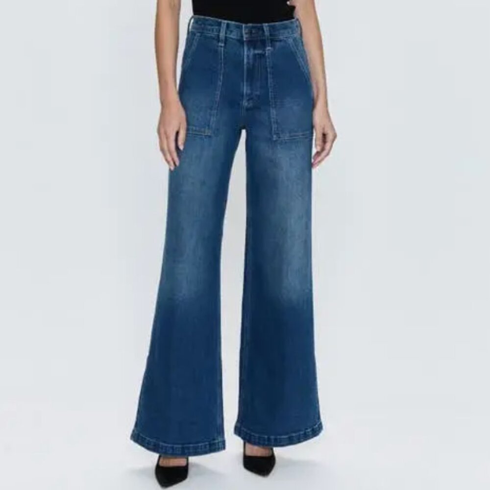 Pistola Lana High Rise Wide Leg Jean - Bella